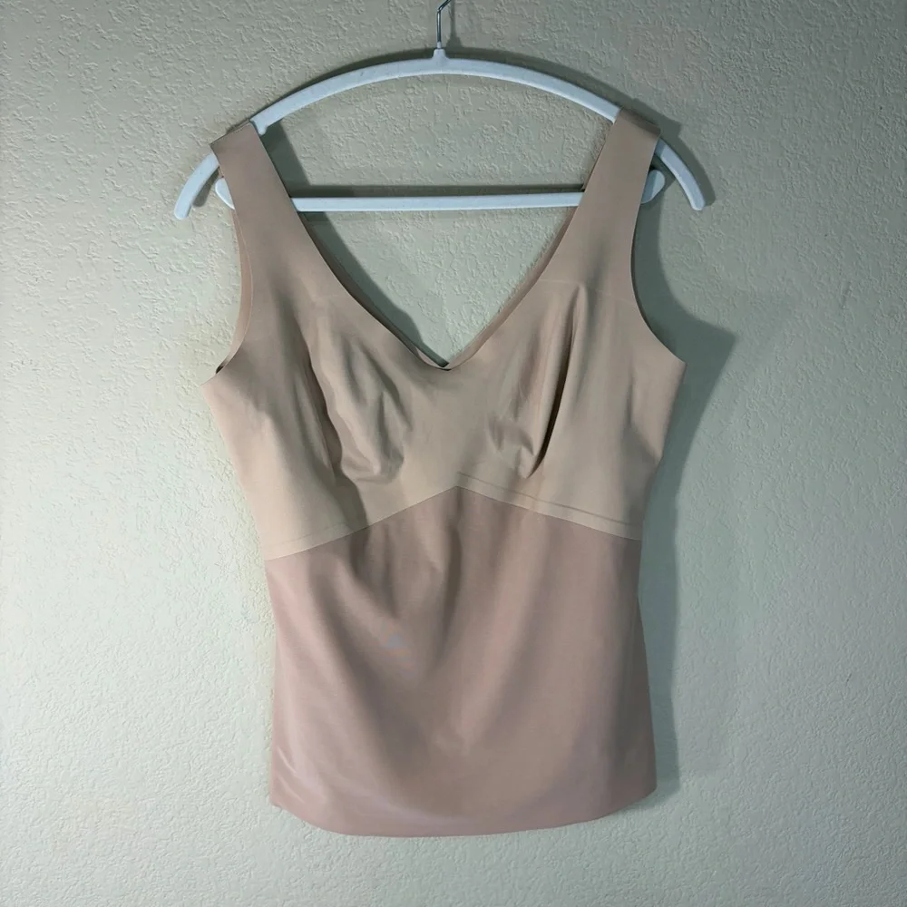 Honeylove Liftwear Shapewear Tank XL sand color Casual Comfy Minimal